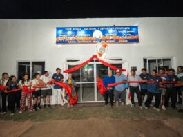 Fundación River inauguró el SUM y la iluminación del Club Coropampa