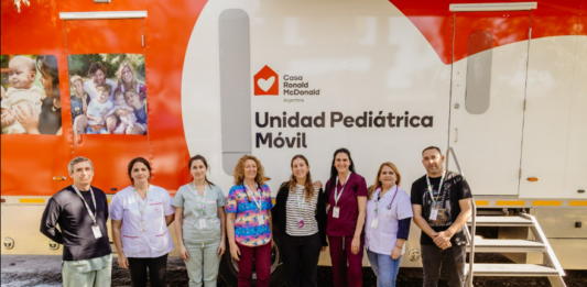 La Unidad Pediátrica Móvil de Casa Ronald McDonald brindó atención médica gratuita a más de 500 niños y adolescentes en Tucumán